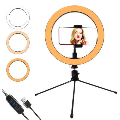 China 6,3 pulgadas Selfie llevaron el soporte Dimmable de la luz del círculo para el vídeo de Youtuber en venta