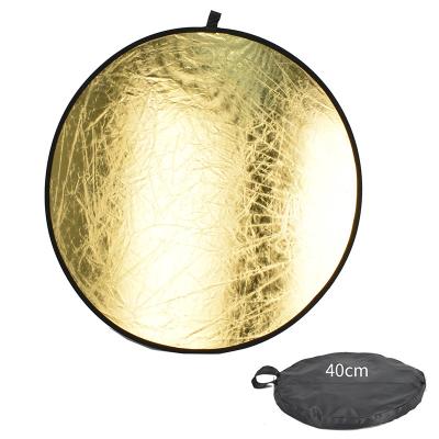 China Silver Gold Folding 110cm Photo Studio Reflector Collapsible for sale
