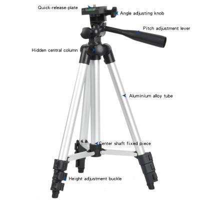 China Mobile Cell Phone Tripod Max Tube Diameter 16.8mm For Shooting for sale