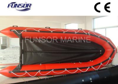 China V Type Hypalon Tube Yachts Aluminum Floor Foldable Inflatable Boat For 10 Passengers for sale