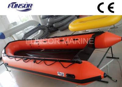 China Grande pessoa inflável dobrável resistente do barco 10 com cor da laranja de 5 câmaras à venda