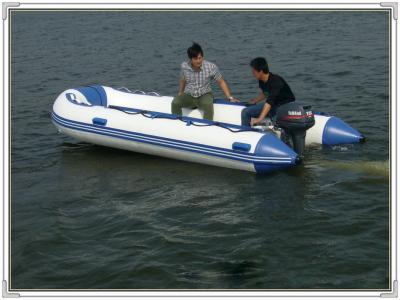 中国 膨脹可能なボート膨脹可能な釣ディンギーを折る専門家 7 人ポリ塩化ビニール 販売のため