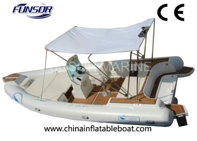 China Luxurious 15 Person Inflatable RIB Boats Electric Inflatable Boat RIB730 for sale
