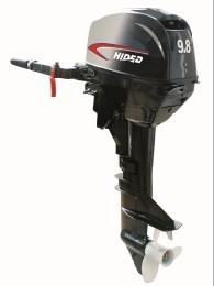 China Light Weight 2 Cylinder HIDEA 9.8hp Marine Outboard Engines With Tiller Control for sale