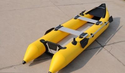 Chine 2 kayak gonflable de mer de PVC de la personne 0.9mm pour le chasseur esquimau, certificat de la CE à vendre