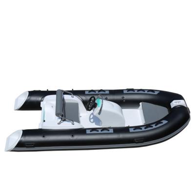 China Hot Sale Hypalon Or PVC RIB 390C Rigid Inflatable Boat With Outboard for sale