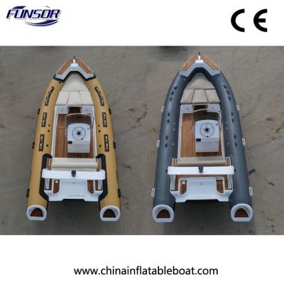 中国 Private Use Inflatable Boat 550B Rib Boat With Yamaha Motor Good feedback and Sell well 販売のため