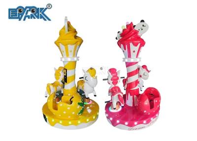 China Coin Operated Hot Popular Ice Cream Carousel  Children'S Rides For Three People for sale