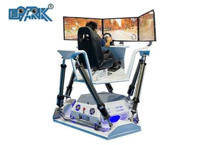 China Six Axis Three Screen 9D VR Simulator Racing Car For Kids 7 Years Old Above for sale