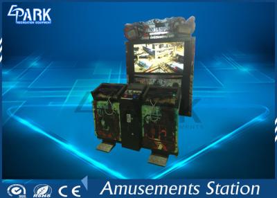 China Máquinas de juego del tiroteo de la pantalla de 55 pulgadas/máquinas de juegos de arcada que arrasan el juego de la tormenta en venta