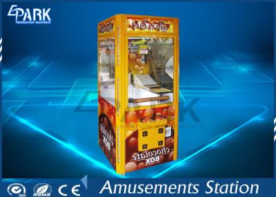 China Aluminium Frame Chocolate Box Claw Crane Game Machine Lower Working Consumption for sale