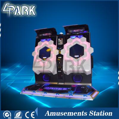 China Entertainment Interactive Shock Sound Cube Arcade Dance Machine Coin Operated for sale