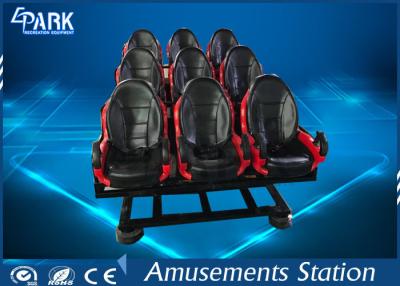 China CE 5D Cinema Simulator With 6 Luxury Seats Dynamic Platform / 9D VR Cinema for sale