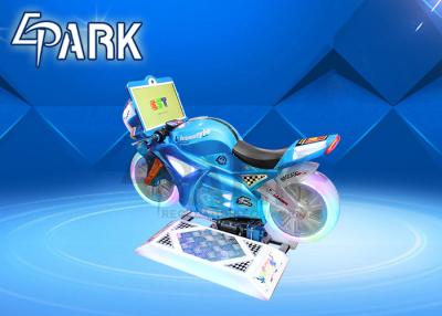 China 150W Kiddie Ride On Motorcycle Crazy Racing Car Game Machine 4 Simultaneous Wifi Online Games for sale