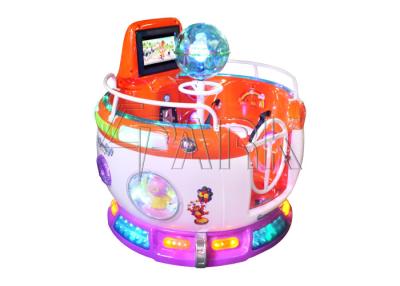China Indoor Amusement Rotating Kiddy Ride Machine Hardware , Plastic , Wood Material for sale