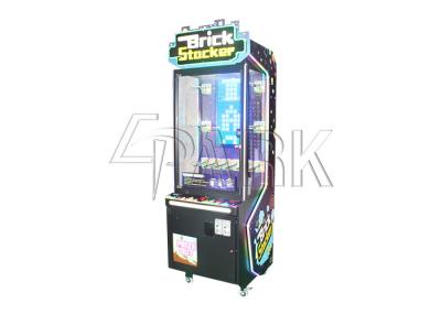 China Brick Stacker Amusement Crane Game Machine With Metal Cabinet English Version for sale