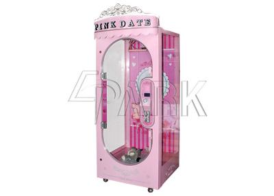 China Malaysia Arcade Claw Machine Pink Date Cut Prize Pusher Toy Vending Machine Coin Operated for sale