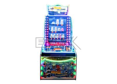 China Coin Operated Lottery Game Machine Clown Frenzy Push Clown 220V for sale