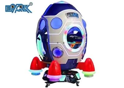 China 1 Player Kiddie Ride Machine Mp5 Rocket Rocking Car With Game Screen for sale
