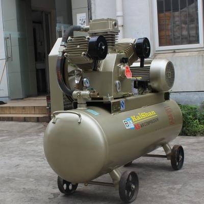 China Ac Power Belt Driven15kw 0.8Mpa Piston Air Compressor With Air Tank KS Series for sale