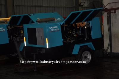 China Diesel Engine Air Compressor , 10 m3 / Min 10 Bar Portable Rotary Screw Air Compressor for sale