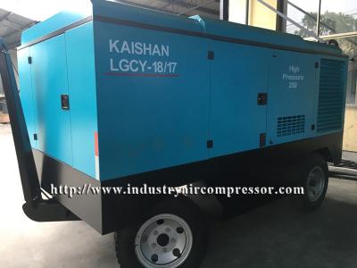 China Compressor industrial conduzido diesel do parafuso da eficiência elevada, grande compressor de ar portátil à venda