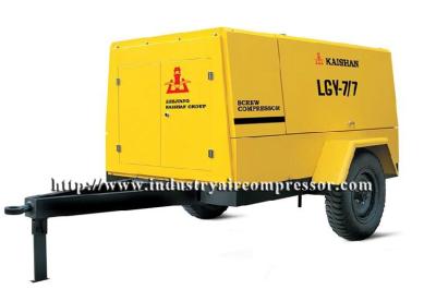China Oil Less Portable Screw Air Compressor , Industrial Electric Air Compressor for sale