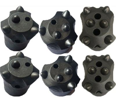 中国 7 tapered button drill bit wear resistant 34mm tungsten carbide rock tapered drill bit 販売のため