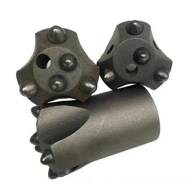 China Taper Shank 6 Buttons Drill Bit 7 Or 11 Degree Air Compressor Rock Drill Taper Bits for sale
