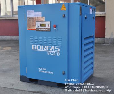 China 3 Phase 50hz 22kw 10 Bar 30 Hp Belt Screw Drive Air Compressor Single Stage for sale