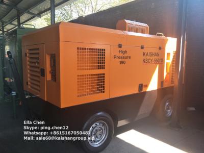 Κίνα Φορητή μηχανή diesel - οδηγημένος τύπος ρυμουλκών φραγμών 188Psi αεροσυμπιεστών 550CFM 13 βιδών προς πώληση