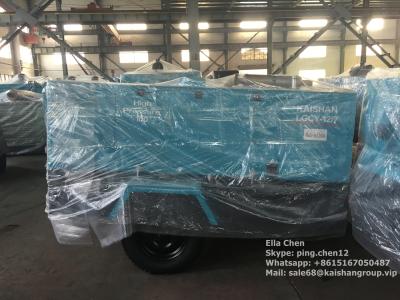 China 7 Bar 110 Kw 430 cfm Portable Screw Air Compressor 4 Cylinder LGCY-12/7 CE for sale