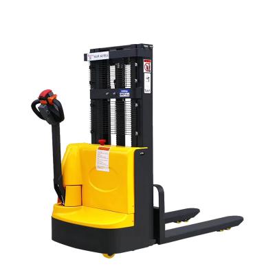 China 1000/2000kg 1 Ton 2.5m Electric Stacker Forklift  In Cargo Handling for sale