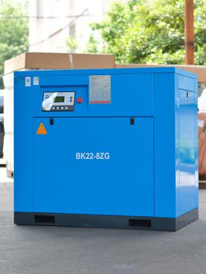 China 8bar 22kw Oil Lubricated Double Screw Air Compressors Single Stage ISO9001 Listed for sale