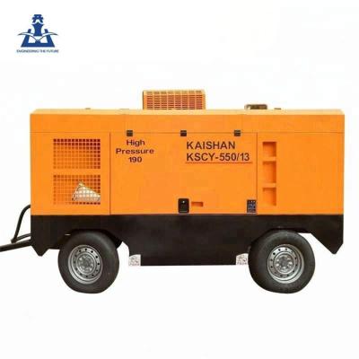 China 15m3/Min Diesel Engine Portable Screw Air Compressor Machine KSCY550-13 for sale
