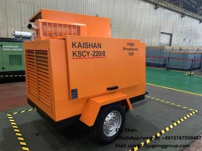 China KAISHAN KSCY-220/8 que perfora el compresor de Rig Machine Portable Diesel Air en venta