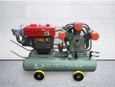 China Complete 3.2m3/Min 230l Air Compressor Kaishan With Jack Hammer For Mining Used for sale