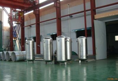 China Stainless steel pressure vessel air compressor tank  / air receiver  4.5m³ for sale