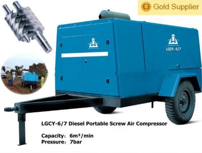 China High precision portable screw air compressor low noise LGCY12/7 12m³  7bar for sale
