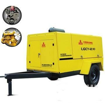 China Large portable screw 2 stage air compressor  for industry LGCY-10/7 10m³  0.7 Mpa for sale