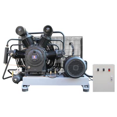China 15kw 20hp Three Stage Piston Air Compressor High Pressure 60 Bar 1.2m3 / Min For Leak Detection for sale