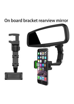 China 6.9 Inch Multifunctional Phone Holder Universal Car Rear View Mirror Mount for sale