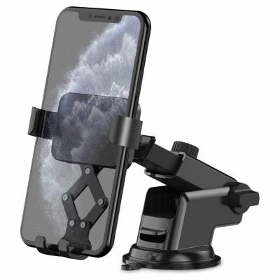 China Gravity Suction Cup Phone Mount dashboard iphone holder 88mm width for sale