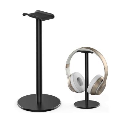 China Portable Universal Gaming Headset Holder Aluminum Desktop Headphone Stand 225mm for sale