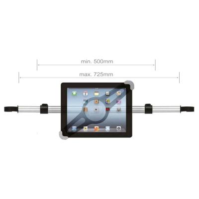 China Aluminum Universal Car Headrest Mount For Apple IPad 4.5inch 10inch Width for sale