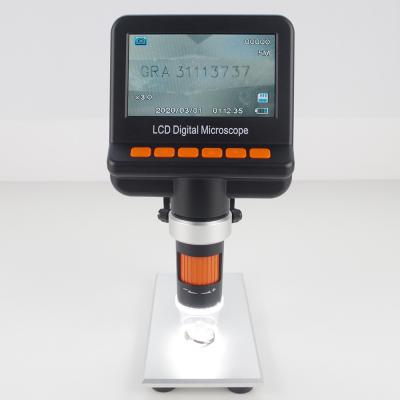 China Polarizer Jewelry Microscope Handheld 4.3 Inch 1200x Digital Microscope for sale