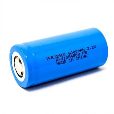 China Grade A 32650 Lithium 3.2V LiFePo4 Battery Cell 6000mAh Long Cycle Life for sale