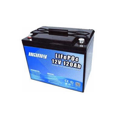 China Sealed Lead Acid 12V 120Ah LiFePO4 Battery Pack With BMS System for sale