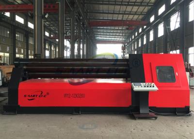 China CNC Plate Bending Rolling Machine 12mm Thickness 3000mm Width Energy Efficient for sale