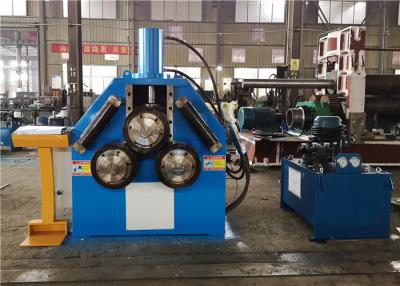 China Dobladora del perfil hidráulico, funcionamiento del establo de la dobladora del rollo del ángulo en venta